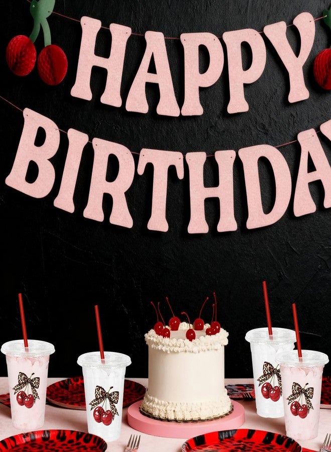 JarThenaAMCS مجموعة جارثينا إيه إم سي إس، ٥٠ قطعة من الأكواب البلاستيكية بنقشة جلد الفهد والكرز، مع أغطية وماصات، أكواب للاستخدام مرة واحدة، سعة ١٢ أونصة، بنقشة جلد الفهد والكرز الأحمر، مثالية لحفلات توديع العزوبية وحفلات ما قبل الزفاف. - Image 5